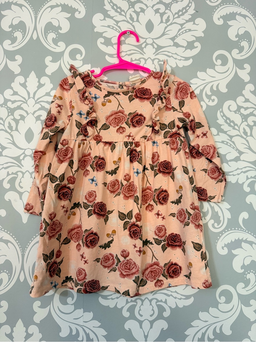 💫4/$25 • H&M Floral Print Long Sleeve Cotton Dress